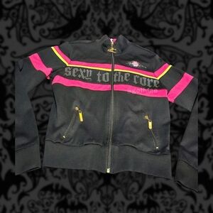 VTG Apple Bottoms Black & Pink Jacket